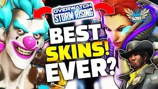 Overwatch - The BEST Skins Ever?! DEADLOCK McCree! SCIENTIST Moira! [Storm Rising]