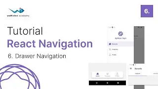 Tutorial React Navigation : 6. Drawer Navigation