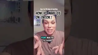 Follow to Learn How to Make Money on Tiktok! #monetizecontent #makemoneyontiktok #growin30 #genx