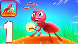 ANT LAND: EVOLUTION : Walkthrough Gameplay Part 1 - Build your army, grow a colony (iOS/Android)