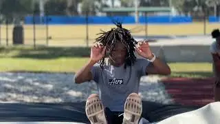 Triple Jump Training Session with Wynter Green and Jalani Thomas Class of 2028