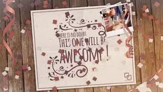 New Year Pop Up Card