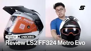 REVIEW HELM MODULAR LEGENDARIS! REVIEW HELM LS2 METRO EVO #helmet