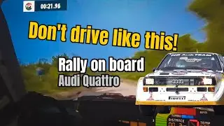 Неудержимый Audi Quattro на подъеме на холм 💪💪☝☝ | Безумный ралли-дрифт-экшн!