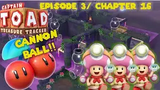CAPTAIN TOAD:TREASURE TRACKER | POISON CANAL CANNON RUN | CAN I GET ALL 4 TOADETTES??
