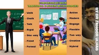 Traditional vs modern teaching methods |Comparison between Traditional and Modern Methodologies|BEd