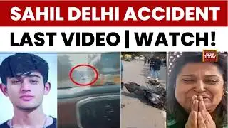 Delhi Road Horror: Video Shows Speeding SUV Hitting Biker While Teen Driver Filmed Reel |India Today