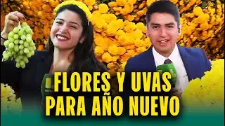 Este es el precio de las flores amarillas y las uvas para recibir año nuevo