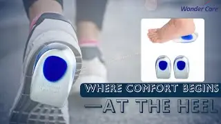 WonderCare Gel Heel Cup | Shock Absorption & Heel Pain Relief for All-Day Comfort