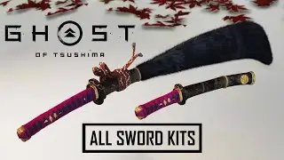 Ghost of Tsushima DIRECTOR'S CUT | All Sword Kits including DLC ( Iki Island )