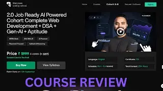 2.0 Job ready AI Powered cohort: REVIEW (SHERIYANSH CODING)