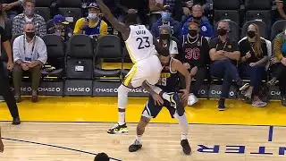 Draymond Green was given a flagrant foul for this play