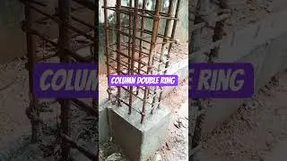Column Double Ring binding process #building #buildingconstruction #construction