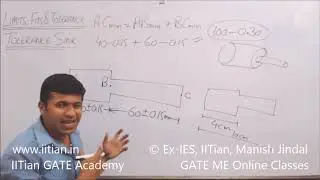 Limits, Fits, Tolerance, Metrology, Lecture 04 of 06:  Tolerance Sink, GATE Mechanical Online Classe