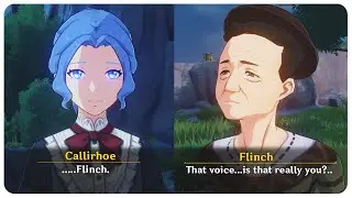 Callirhoe and Flinch Reunite (Love Story) Cutscene - Waterborne Poetry | Genshin Impact