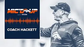 Inside practice with Head Coach Nathaniel Hackett | Mic'd Up