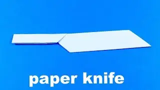 How to make a paper knife. Easy  Origami
