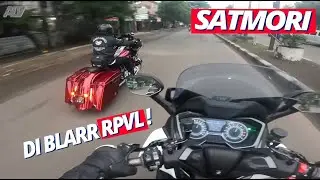 SATMORI PART 1, SUSAH NEMPELIN HARLEY ROADGLIDE !! || FORZA 250 || With Ripval Nur Hisyam