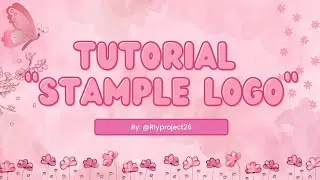 Tutorial membuat stample logo dari apk corel draw