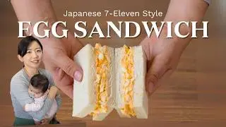 7-Eleven Style Japanese Egg Salad Sandwich 🥪 | Super Creamy & Easy!