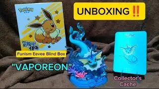 UNBOXING ‼️ Funism Eevee Blindbox - Pokemon ‼️  VAPOREON  💦