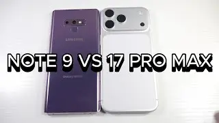 Samsung Galaxy Note 9 VS iPhone 17 Pro Max Speed Test!