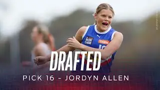 AFLW Draft | Pick 16 | Jordyn Allen
