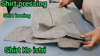 How to press|how to folding shirt|ironing|shirt ko istri