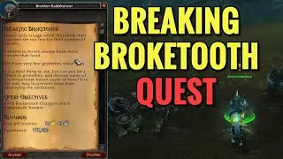 Breaking Broketooth Quest (WoW MOP)