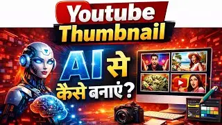 AI Se Thumbnail Kaise Banaye? 😱 | Professional YouTube Thumbnails in 2 Minutes!