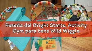 Rese&ntilde;a del Bright Starts, Activity Gym para bebs Wild Wiggles y Alfombra de Juegos con Taggies, a Pa