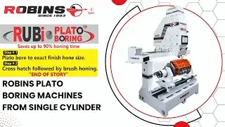 Robins Plato Boring Machines Single Cylinder #robinsmachines #enginerebuilding