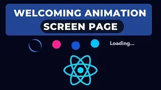 Create Stunning React Welcome Animation | First-Time Visitor Intro Screen (Full Tutorial)