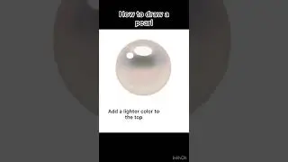 How to draw a pearl #shortsdrawing #sketch #artreveal #trending #fypviral #relatable #digitalart