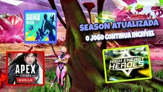 NOVA SEASON, NOVA ARMA (HIGH ENERGY HEROES/ APEX MOBILE) MELHOR JOGO MOBILE DA ATUALIDADE 高能英雄 🎮🇨🇳🇧🇷