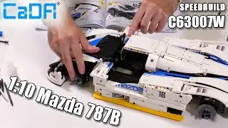 CADA C63007W Speedbuild | 1:10 Mazda 787B | CaDA Sport Car Timelapse | Le Mans 1991 Winner
