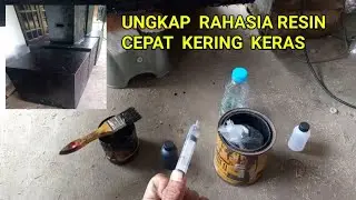 Resin Cepat Kering Padat Keras, Begini Campuran nya