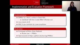 USENIX Security '20 - PHMon: A Programmable Hardware Monitor and Its Security Use Cases