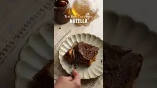 The Best Guilt-Free NUTELLA Recipe🤎 #healthysweets #sugarfree #nutellarecipe #foodieshorts #short