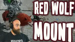 Epic Red Wolf Mount!