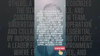Henry Ford quotes:36 True Leadership Through Teamwork #shorts #quotes #philosophy #motivation