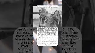 Lee Archer &ndash; The Tuskegee Airman Who Became WWII&rsquo;s Only African-American Ace