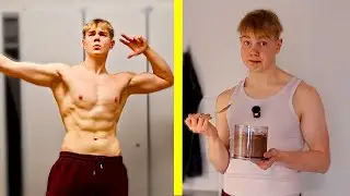 GYMBROMAXXING 🗿 | Anabolic Ice Cream Chest Pump