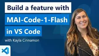 Building with MAI-Code-1-Flash in VS Code