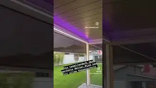 Der perfekte Sonnen, Sicht und vor allem Wetterschutz f&uuml;r ihre Terrasse #lamellendach