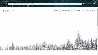 sticky navigation bar  using HTML , CSS and Javascript