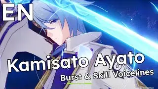 Kamisato Ayato - Elemental Skill and Burst Voice Lines - English