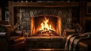 4K UHD Fireplace 3 Hour Burning Logs & Crackling Fire Ambience #fireplace #fire #cozy #cozyambience