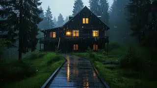 Best Rain in the Forest at Night 🌲| Deep Sleep Music with Rain Sounds | ASMR