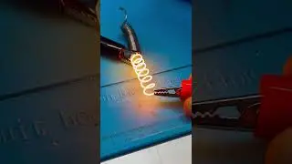 Satisfying heating element of heater #shorts #howtomake #nichrome_wire